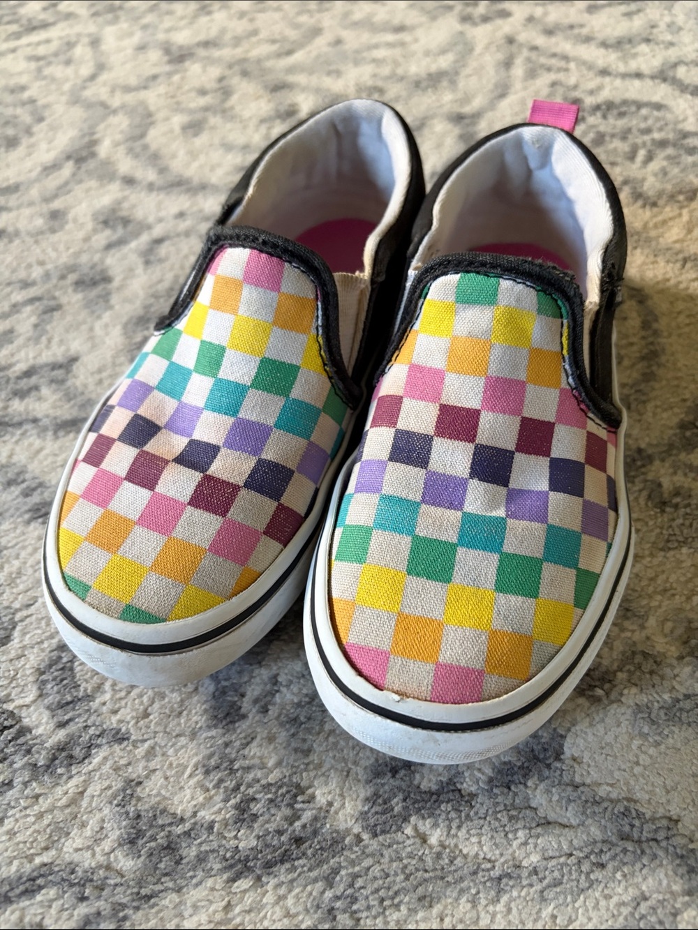 Vans size 12 kids. Multicolor Checkerboard
